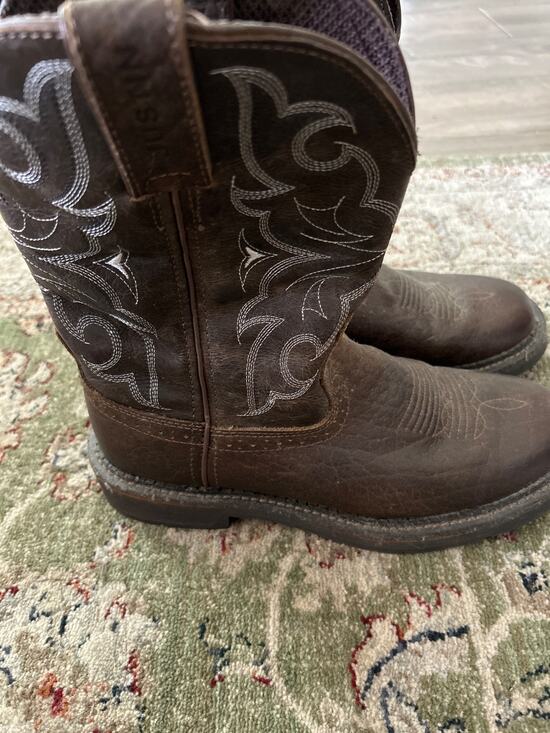 men’s Justin Boots - WK4310 - Size 8.5D main image 5
